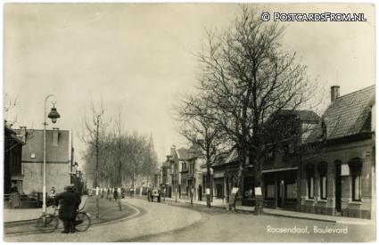 ansichtkaart: Roosendaal, Boulevard