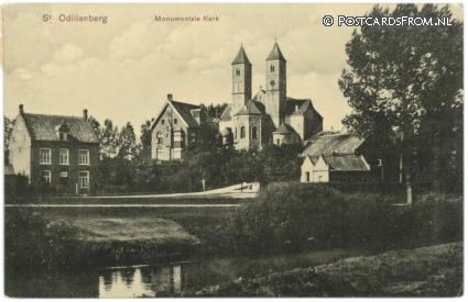 ansichtkaart: Sint Odilienberg, Monumentale Kerk