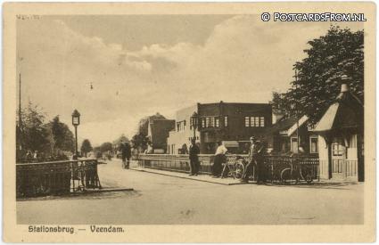 ansichtkaart: Veendam, Stationsbrug