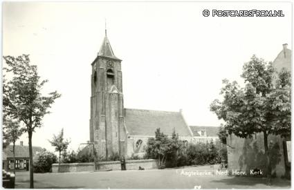 ansichtkaart: Aagtekerke, Ned. Herv. Kerk