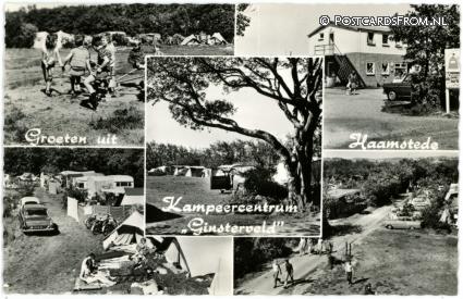ansichtkaart: Burgh-Haamstede, Haamstede. Kampeercentrum 'Ginsterveld'