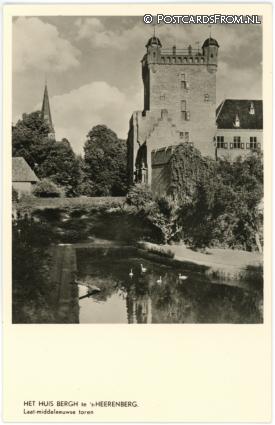 ansichtkaart: 's-Heerenberg, Het Huis Bergh. Laat-middeleeuwse toren