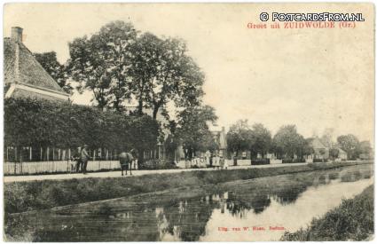 ansichtkaart: Zuidwolde GN, Groet uit