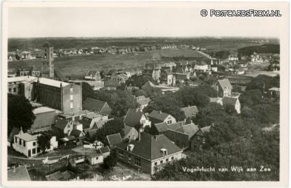 ansichtkaart: Wijk aan Zee, Vogelvlucht
