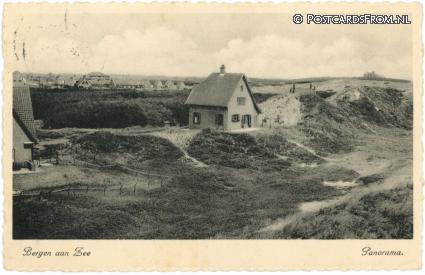 ansichtkaart: Bergen aan Zee, Panorama