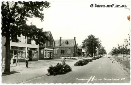 ansichtkaart: Zwartemeer, Verl. van Echtenskanaal