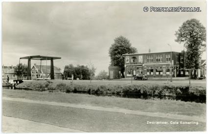 ansichtkaart: Zwartemeer, Cafe Kamerling