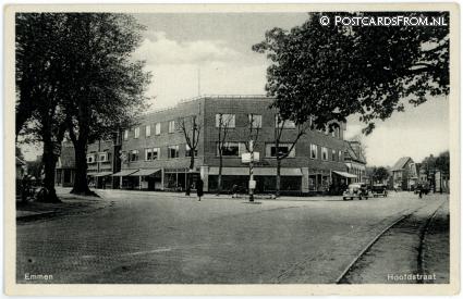 ansichtkaart: Emmen DR, Hoofdstraat