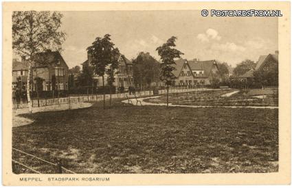ansichtkaart: Meppel, Stadspark Rosarium