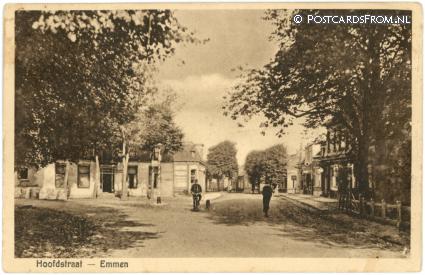 Emmen DR, Hoofdstraat ansichtkaart: Emmen DR, Hoofdstraat