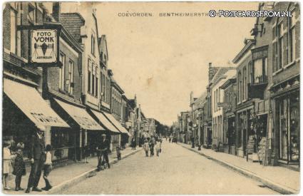 ansichtkaart: Coevorden, Bentheimerstraat