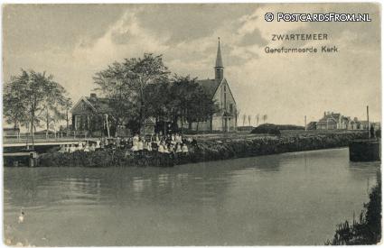ansichtkaart: Zwartemeer, Gereformeerde Kerk