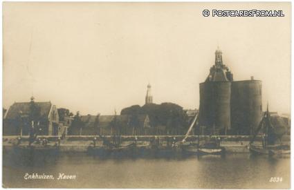 ansichtkaart: Enkhuizen, Haven