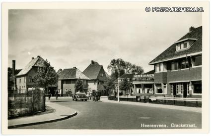 ansichtkaart: Heerenveen, Crackstraat