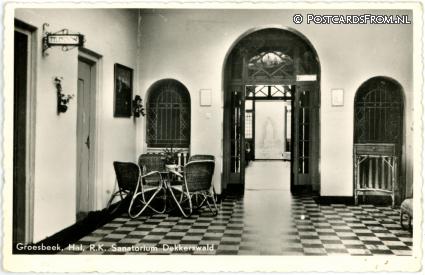 ansichtkaart: Groesbeek, Hal, R.K. Sanatorium Dekkerswald