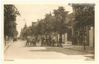 ansichtkaart: Veendam, Kerkstraat
