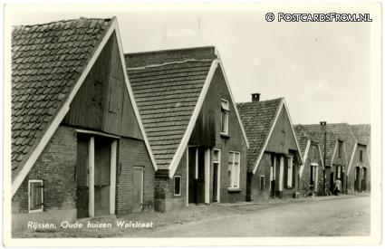 ansichtkaart: Rijssen, Oude huizen Walstraat