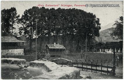 ansichtkaart: Nijmegen, Klein Zwitserland, Panorama