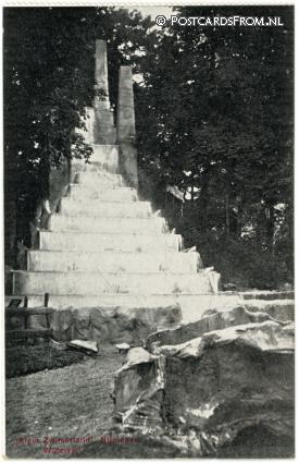 ansichtkaart: Nijmegen, Klein Zwitserland, Waterval