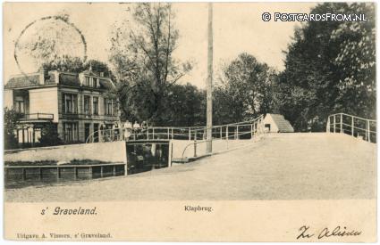 ansichtkaart: 's-Graveland, Klapbrug
