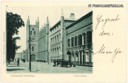 's-Gravenhage, Willemskerk Nassaulaan ansichtkaart: 's-Gravenhage, Willemskerk Nassaulaan