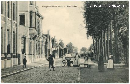 ansichtkaart: Roosendaal, Burgerhoutsche straat
