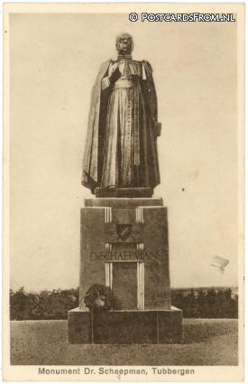 ansichtkaart: Tubbergen, Monument Dr. Schaepman