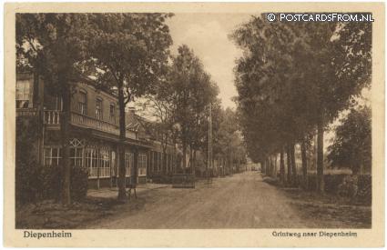 ansichtkaart: Diepenheim, Grintweg naar Diepenheim
