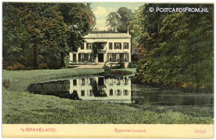 ansichtkaart: 's-Graveland, Spanderswoud