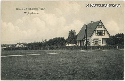 ansichtkaart: Beekbergen, Wijkgebouw