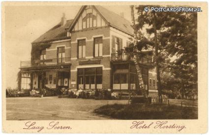 ansichtkaart: Laag-Soeren, Hotel Horsting