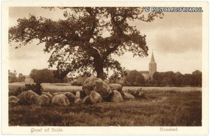 ansichtkaart: Rolde, Hunebed