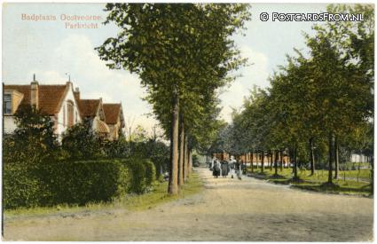 Oostvoorne, Badplaats. Parkzicht ansichtkaart: Oostvoorne, Badplaats. Parkzicht
