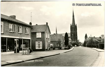 Lichtenvoorde, Dorpsstraat Zieuwent ansichtkaart: Lichtenvoorde, Dorpsstraat Zieuwent