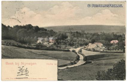 ansichtkaart: Beek-Ubbergen, Holle weg