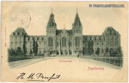 Amsterdam, Rijksmuseum ansichtkaart: Amsterdam, Rijksmuseum