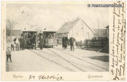 ansichtkaart: Grootebroek, Remise