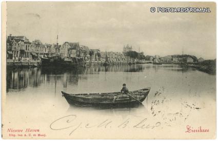 ansichtkaart: Zierikzee, Nieuwe Haven