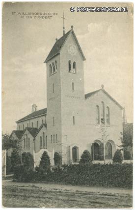 ansichtkaart: Zundert, St. Willibrordus. Klein Zundert