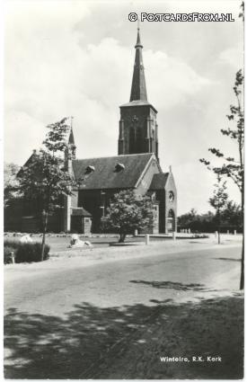 ansichtkaart: Wintelre, R.K. Kerk