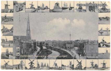 ansichtkaart: Rotterdam, Panorama Provenierssingel