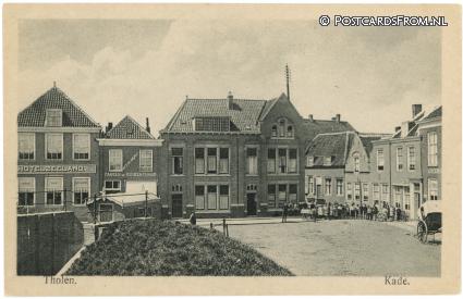 ansichtkaart: Tholen, Kade