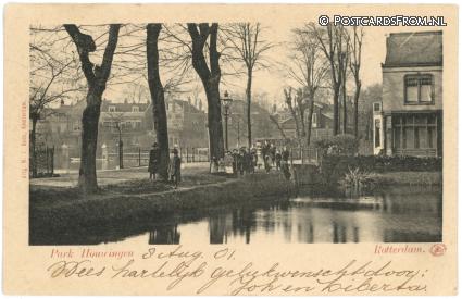 ansichtkaart: Rotterdam, Park Houwingen