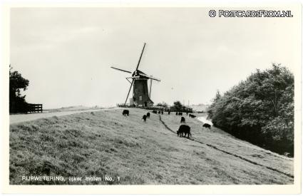 ansichtkaart: Rijpwetering, Lijker molen No. 1