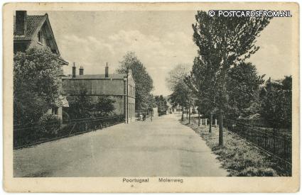ansichtkaart: Poortugaal, Molenweg