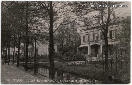 ansichtkaart: Rotterdam Kralingen, Vijverlaan. Villa Bloemenhof