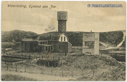 ansichtkaart: Egmond aan Zee, Waterleiding