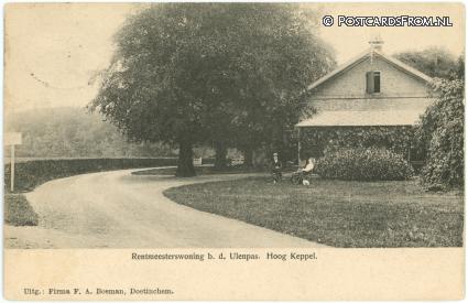 ansichtkaart: Hoog-Keppel, Rentmeesterwoning b.d. Ulenpas