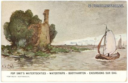 Dordrecht, Fop Smit's Watertochtjes. Huize Merwede ansichtkaart: Dordrecht, Fop Smit's Watertochtjes. Huize Merwede