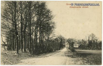 ansichtkaart: Ootmarsum, Almelosche straat
